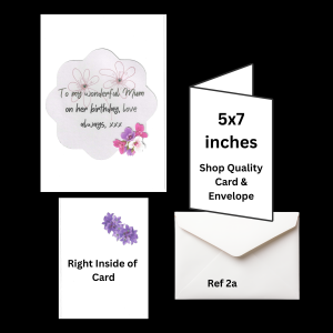 Handmade birthday card for Mum