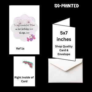 Handmade birthday card Mum