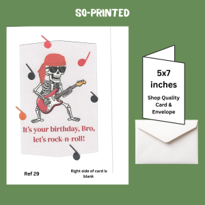 Handmade birthday card brother