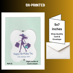 Handmade birthday card Sister