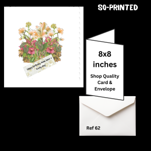 Handmade birthday card Mum.