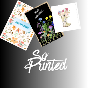 So Printed Shop Handmade greeting cards and digital items